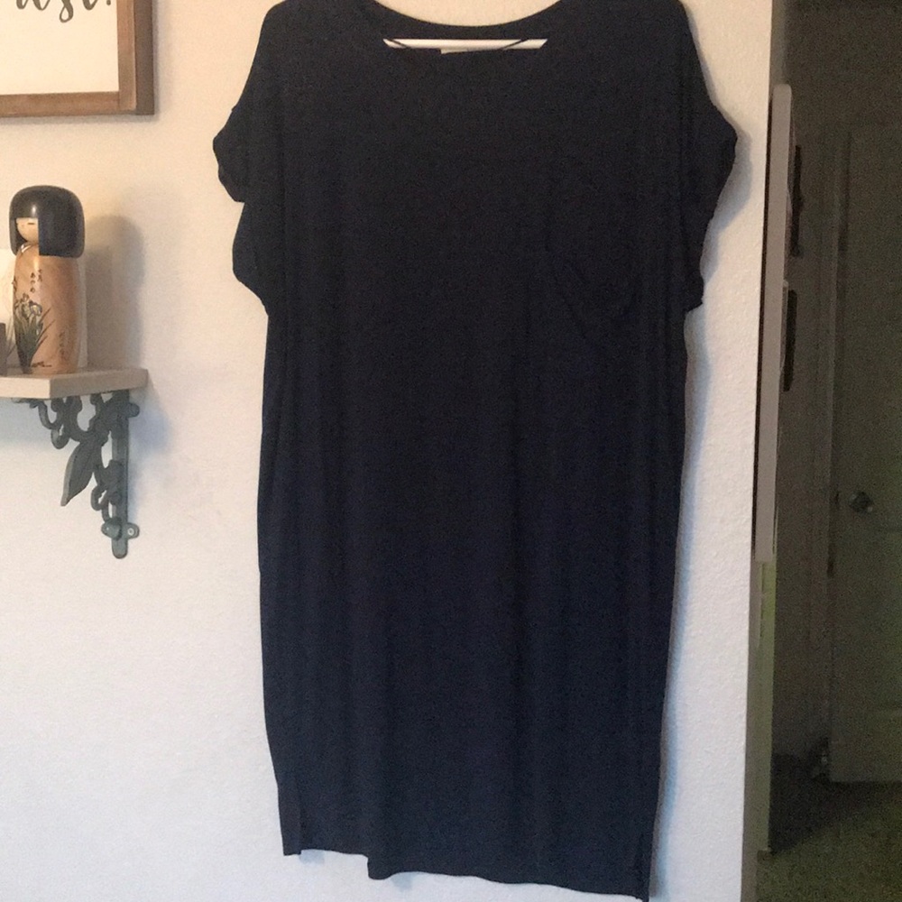 Navy T shirt dress